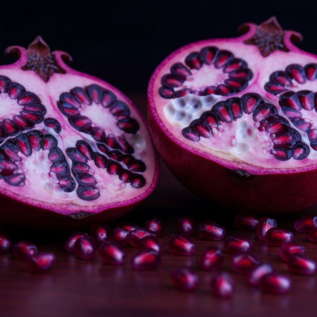 Granatapfel und grüner Tee reich an Polyphenolen